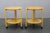 Rare pair of Danish mid-century modern 2-tier round trolleys / Lazy Susans designed by Jens Quistgaard, produced in...