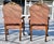 Brown Antique Pair of Carved Walnut Italian Style Arm Chairs W/Claw Foot For Sale - Image 8 of 11