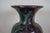 Mid 20th Century Vintage Chinese Purple Green Carved Jade Marble Mantel Urn Vase For Sale - Image 5 of 11