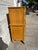 Vintage French Provincial Tall Chest, Serpentine Front Highboy With Carved Apron & Scroll Feet For Sale - Image 4 of 12