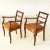 Set of Vintage French Chairs in Leather and Oak, 1950 For Sale - Image 13 of 13