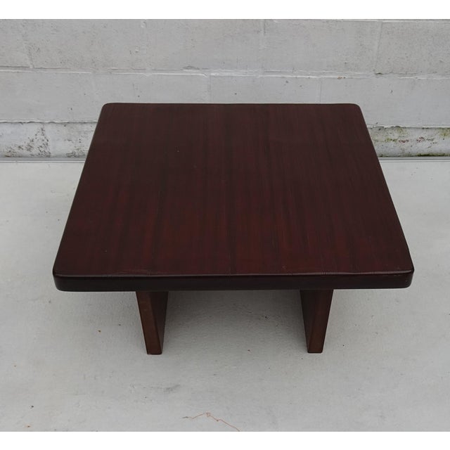 Minimalist Bamboo Side Table in the style of Axel Vervoordt, 1970s For Sale - Image 6 of 18