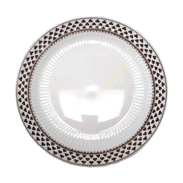 VTG Adams Sharon Ironstone Replacement Dinner Plates Shamrocks 10 in 25.5 cm Retired Pattern Good preowned condition with...