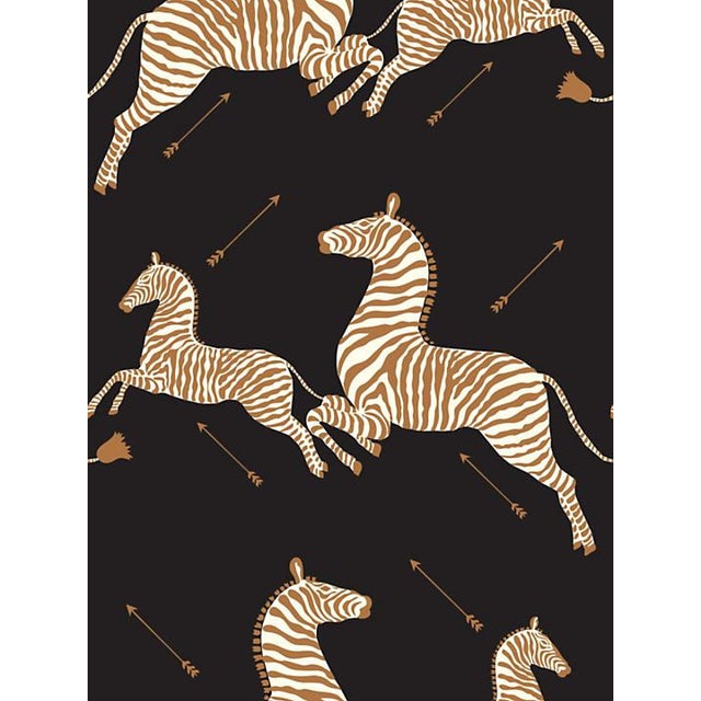 Scalamandre Zebras, Black Wallpaper Chairish