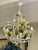 Gold Italian Floral Chandelier in Hand Paint Metal, 1960s For Sale - Image 8 of 12