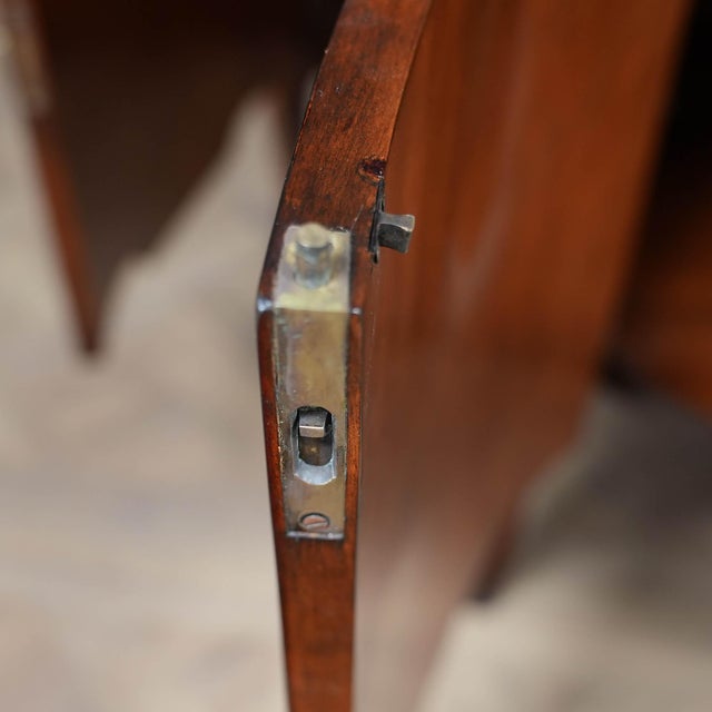 Traditional Vintage John Richard Demi Lune Cabinet For Sale - Image 3 of 16