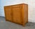 Mid-Century Modern Vintage Modern Solid Oak & Woven Rattan Bar Cabinet For Sale - Image 3 of 15