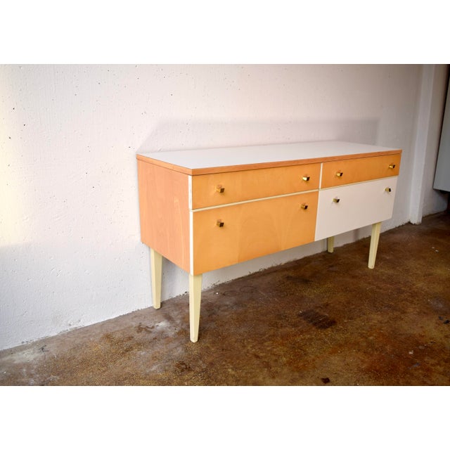 Mid 20th Century Vintage Sideboard in Birch Veneer, Germany, 1960s For Sale - Image 5 of 6