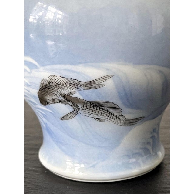 One of The Two Japanese Ceramic Vases Makuzu Kozan Meiji Period For Sale - Image 15 of 18