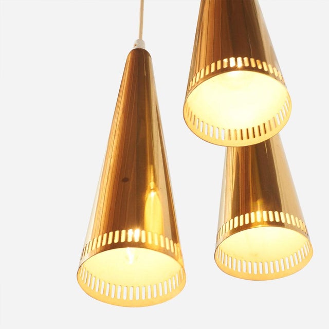 1950s Three-Armed Pendant by Mauri Almari for Idman For Sale In San Francisco - Image 6 of 7