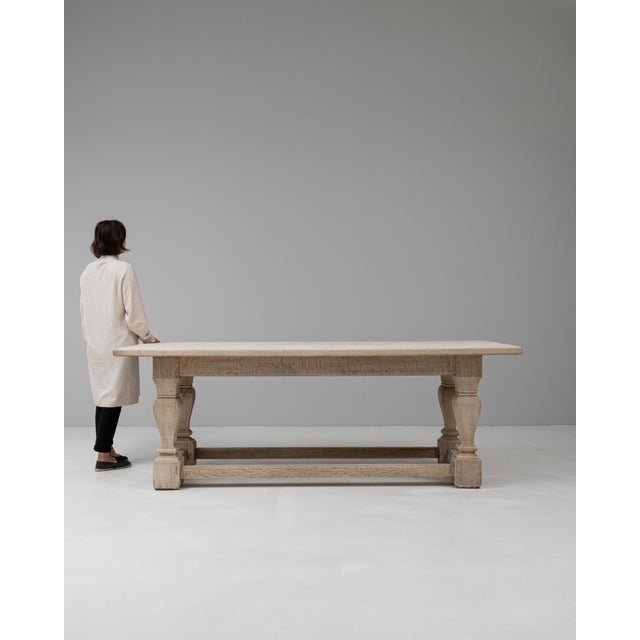 20th Century French Oak Dining Table For Sale - Image 18 of 18