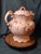 Antique Johnson Bros England Slop Jar Chamber Pot & Lid Victorian Floral Gold 12.5" For Sale - Image 14 of 15