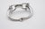 Silver Late 20th Century Silver Gucci Horse Bit Bracelet For Sale - Image 8 of 9