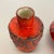 Black German Studio Pottery Vase Objects in Red Black Ceramic from Otto Keramik, 1970, Set of 3 For Sale - Image 8 of 18