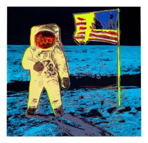 Andy Warhol, Moonwalk, Yellow, Screenprint