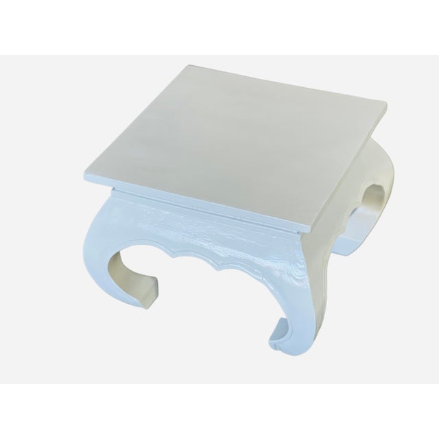 1970s Pair Chin Hua Ming Style White Stools/Side Tables For Sale - Image 5 of 5