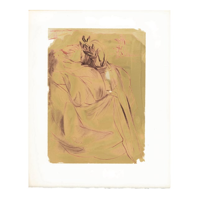 Original engraving from Salvador Dalí’s "The Divine Comedy" published by Editions d’Art Les Heures Claires, Paris, in...