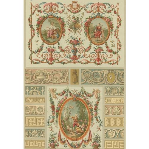 Albert Racinet, Decorative Panel, 1873, Chromolithograph For Sale - Image 4 of 10