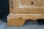 Late 20th Century Late 20th Century Rare English Knotty Pine Shallow Glazed Glass China Display Cabinet Cupboard 95" For Sale - Image 5 of 18