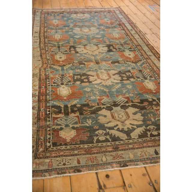 1920s Antique Persian Mehreban Palmette Wool Rug Runner For Sale - Image 14 of 16