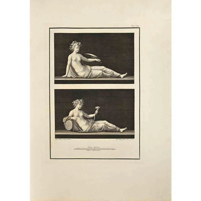 Allegory of Autumn with Bacchante from "Antiquities of Herculaneum" is an etching on paper realized by Filippo Morghen in...