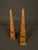 Brass Pair of Italian Marble Obelisks, Circa 1890 For Sale - Image 8 of 14