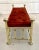 Regency Gold Tubular Bench With Tufted Upholstered Seat For Sale - Image 9 of 12