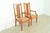 L. & J.G. Stickley, Inc. Stickley Arts & Crafts Cherry Wood High Back Spindle Armchairs, Pair For Sale - Image 4 of 13
