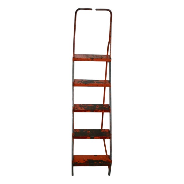 Mid-Century Iron Ladder, 1950 For Sale