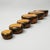 Mid-Century Nesting Boxes in Woven Bamboo and Polychrome Lacquer Indochinese Work, 1950s, Set of 6 For Sale - Image 12 of 12