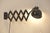 Bauhaus Wall Lamp with Scissor by C. Dell for Kaiser + Co, 1950s For Sale - Image 3 of 9
