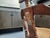 Antique Barbers Chair with Adjustable Headrest, 1900s For Sale - Image 6 of 18