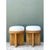 Vintage Rattan Drum Stools - A Pair For Sale In West Palm - Image 6 of 12