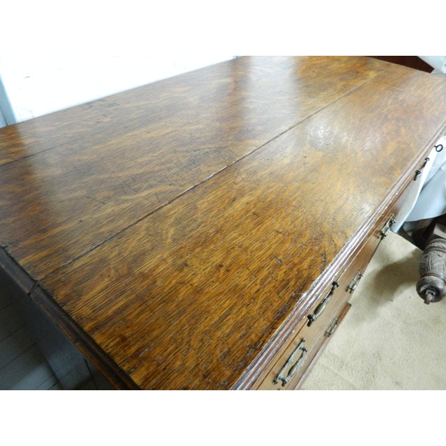 Victorian Oak Chest of Drawers For Sale - Image 10 of 18