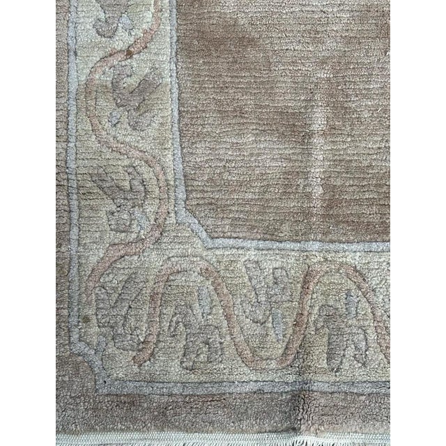 1980s Vintage Modern Design Nepalese Rug, 1980s For Sale - Image 5 of 15