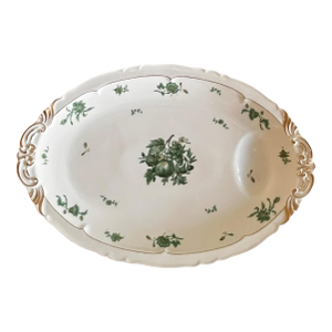 16 X 11 Vintage Haviland Large Serving Platter Limoges Chevalier Traditional Green France Floral Farmhouse French Country English Cottage