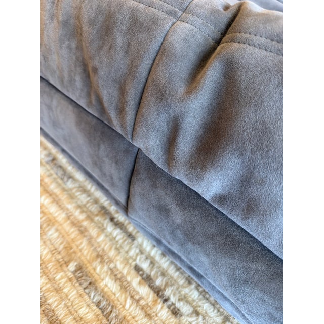 Michel Ducaroy for Ligne Roset Togo Corner Seat, Alcantara Chic For Sale - Image 10 of 12