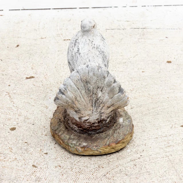 White Painted Dove Garden Ornament, Mid 20th Century Chairish