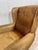 Tan Vintage Leather Hotel Wingback Lounge Armchair, 1980 For Sale - Image 8 of 18