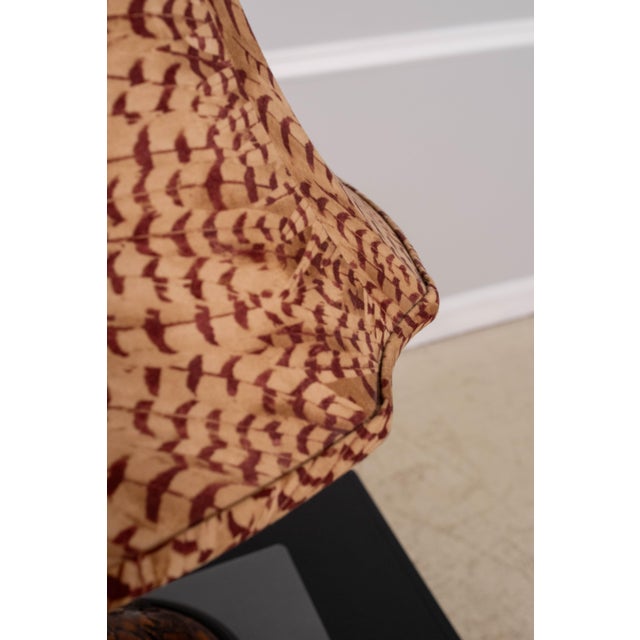 1990s Decorative Pheasant Base Table Lamp W. Shade For Sale - Image 5 of 17