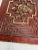 Ruby Red Asian Teak Wood Carved Relief Red & Gold Plaques, Set of 4 For Sale - Image 8 of 10