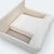 Late 20th Century Postmodern Italian Lounge Chairs in Textured Cream Fabric, Pair, Leather For Sale - Image 11 of 18