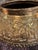 Antique 19th Century Islamic Revival Brass Vessel | Egyptian Mamluk Style Repoussé Bowl | Sphinx Court Scenes 16” [Cm] For Sale - Image 12 of 12