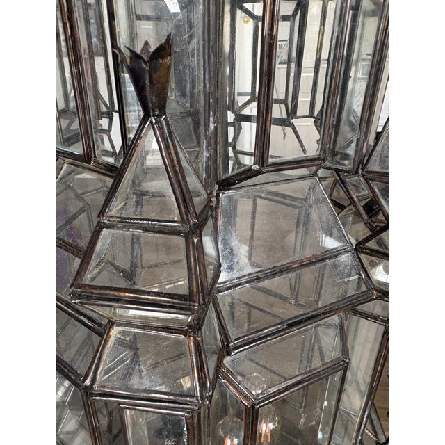 Transparent 1970s Extra Large Moroccan Chandelier For Sale - Image 8 of 18