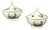 Mid-Century Italian Porcelain Soup Tureens from Richard Ginori, 1940s, Set of 2 For Sale