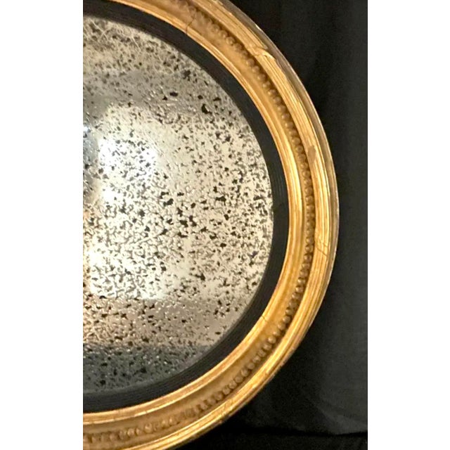 Large English Giltwood Convex Bullseye Mirror, by Charles Nosotti For Sale - Image 4 of 9
