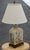 33-Inch Antique-Style Crackle Glaze Table Lamp featuring Traditional Asian Bird and Flower Art. This striking piece serves...