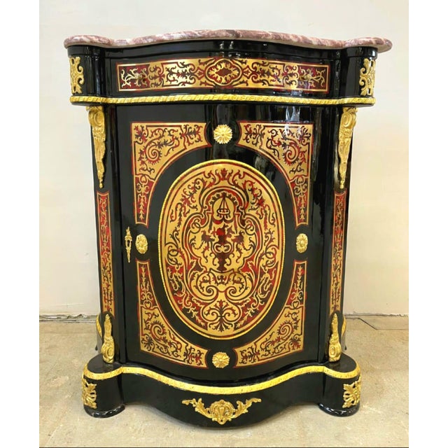 Make a dramatic statement with this magnificent Grand Gothic Revival display cabinet, an extraordinary piece that combines...