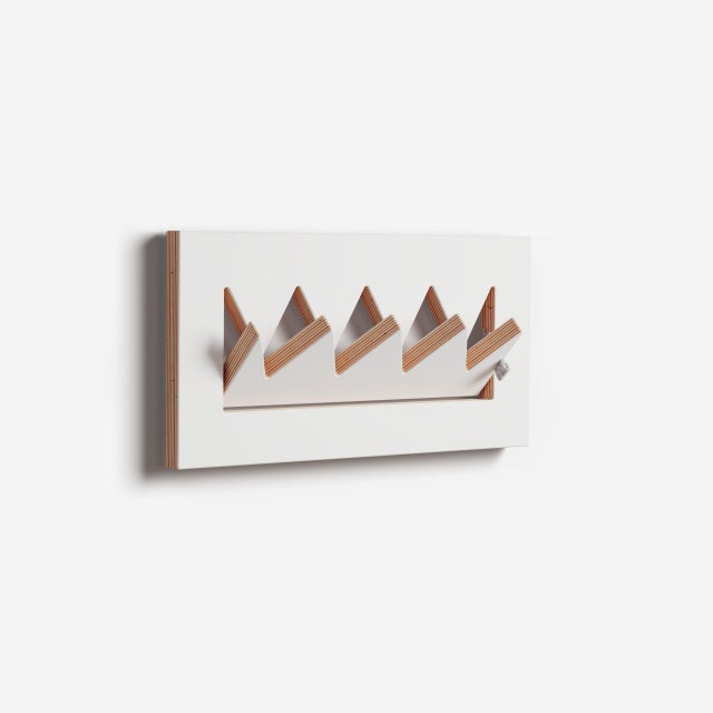 Contemporary 40×20-1 Fläpps Coat Rack from Ambivalenz For Sale - Image 3 of 10