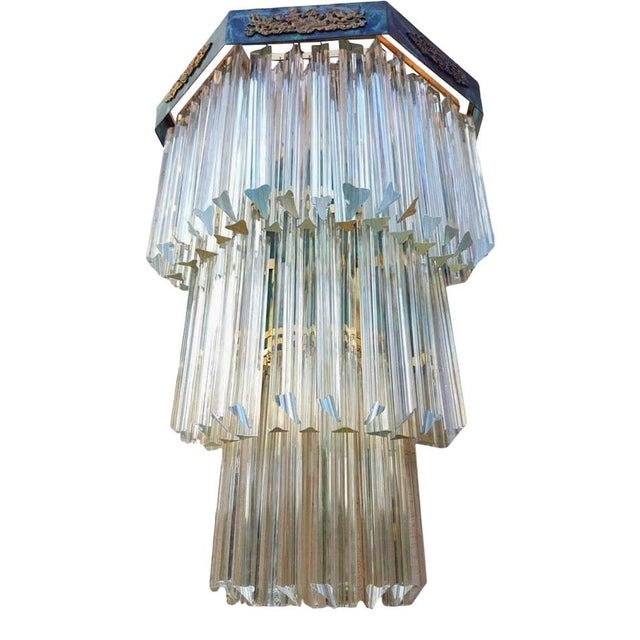 Trimmed Glass Wall Lamp from Venini, 1960s For Sale - Image 14 of 14